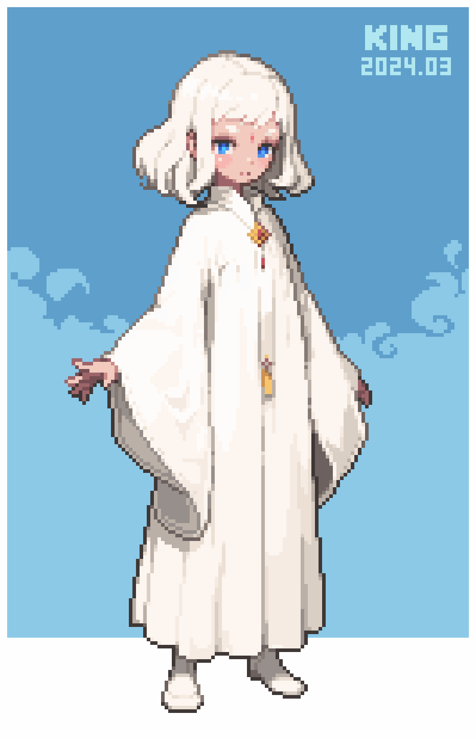 IVORY custom pixel artwork